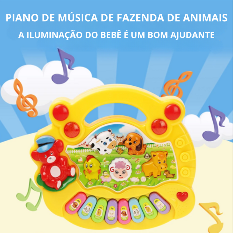 Teclado Infantil com Som de Animais