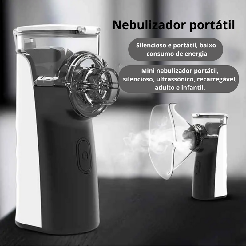 Mini Nebulizador Portátil para Crianças e Adultos