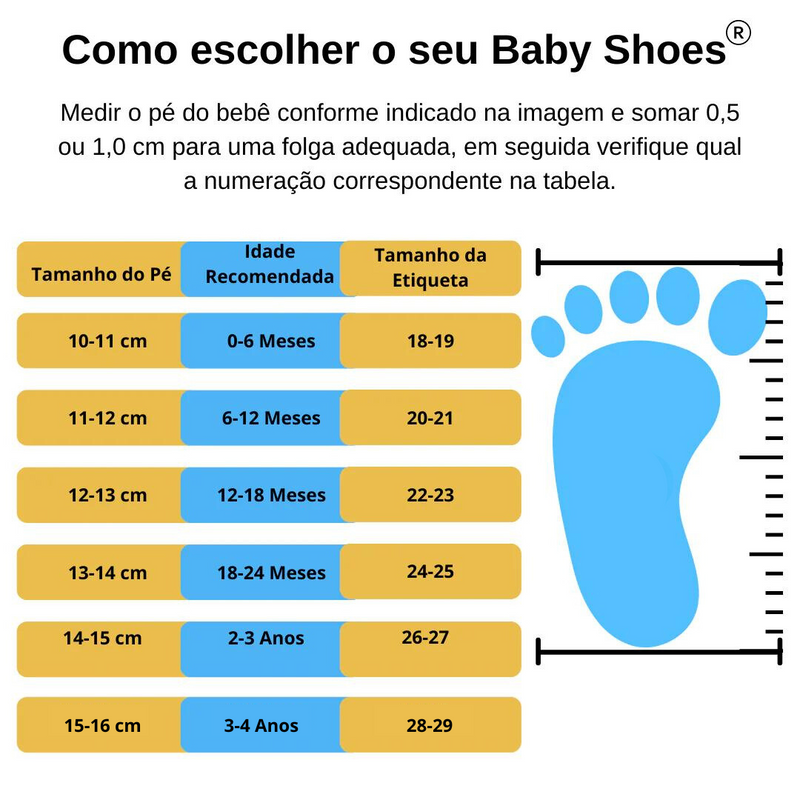 Sapatinho Tênis Abelinha Shoes Baby®