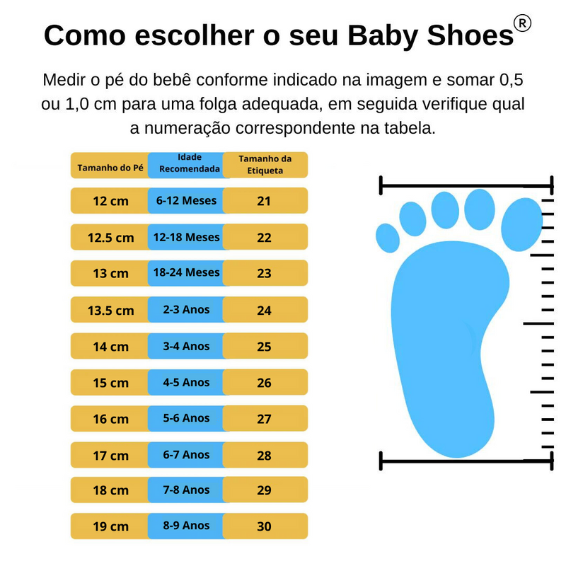 Tênis Infantil Shoes Baby®