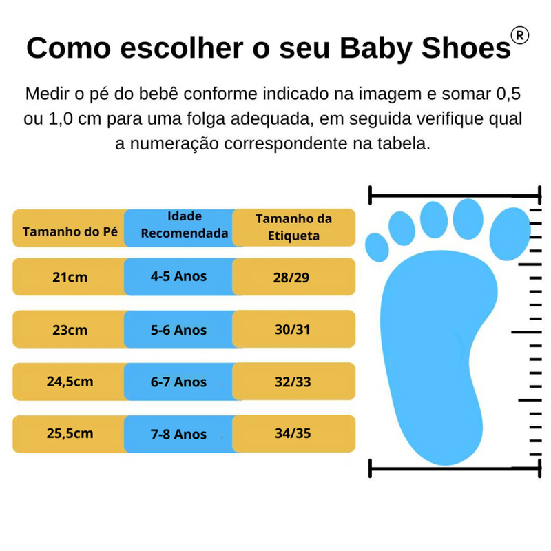 Botinha de Chuva Infantil Shoes Baby®