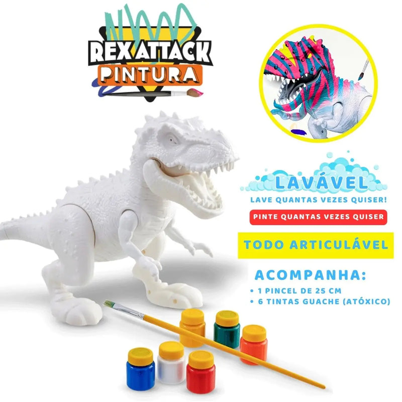 Rex - Dinossauro Para Colorir