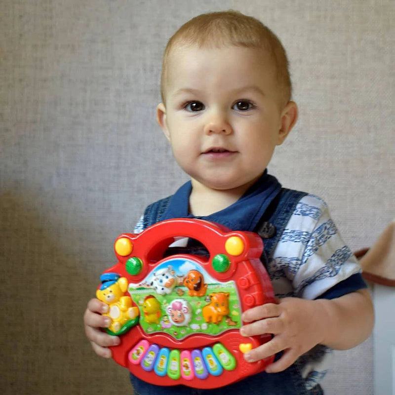 Teclado Infantil com Som de Animais